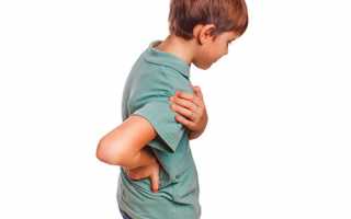 Причины боли в спине у ребенка и способы ее устранения
