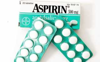 Основные правила применения Аспирина при подагре