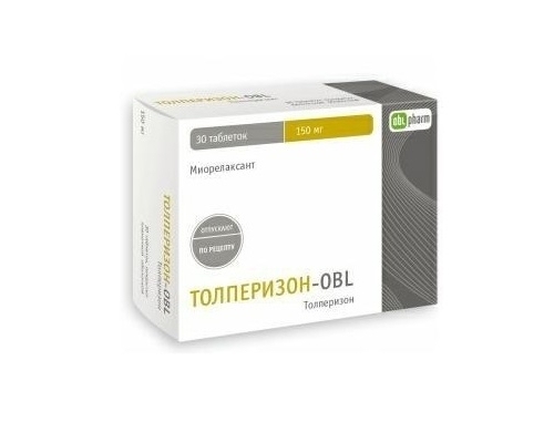 Препарат Толперизон OBL