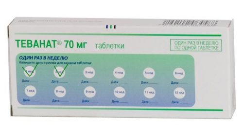 Прием Теваната раз в неделю Прием Теваната раз в неделю