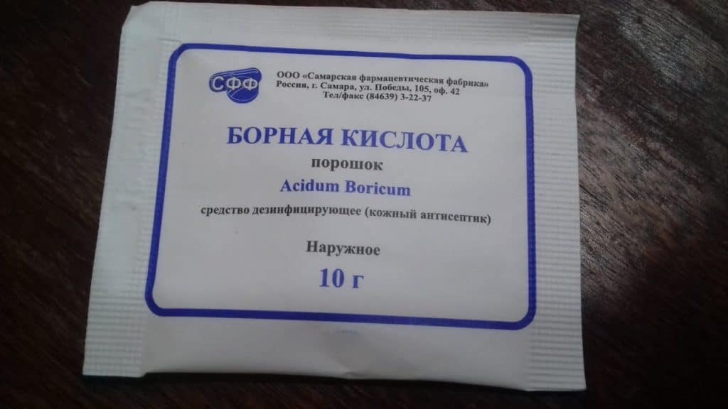Борная кислота против грибка на ногах